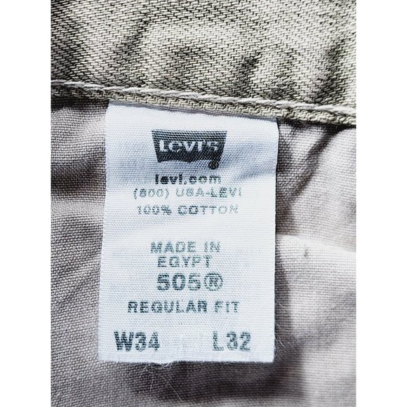 Levi Strauss & Co. Regular Fit 505 34x32 Quality Straight Leg Jeans - Picture 4 of 12